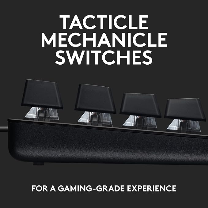 Logitech G413 SE Full-Size Mechanical Gaming Keyboard + G335 Wired Gaming - Image 2