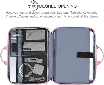 11.6-12.9 Inch Laptop Bag Sleeve Women Ladies TSA Travel Briefcase - Image 2