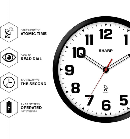 Sharp Atomic Analog Wall Clock - Image 3