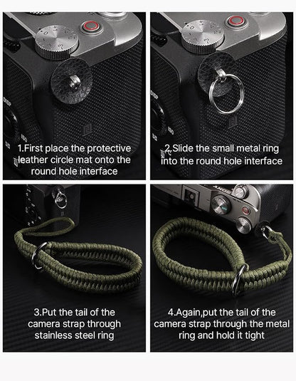 Camera Wrist Strap for Mirrorless Cameras, Quick Release Camera Wrist Strap - Image 3