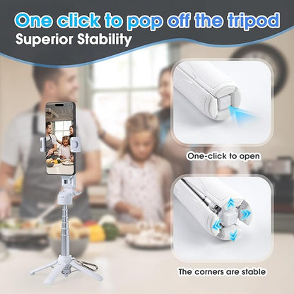 Magnetic Tripod for Phone, 2 in 1 for Magsafe Stand＆ Clip Portable Pocket Size - Image 4