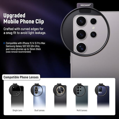 NEEWER 67mm Clip On Variable ND Filter Kit - Image 3