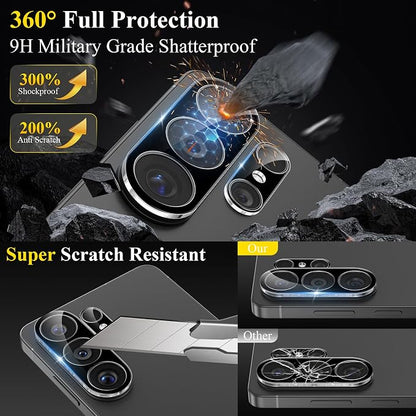 4 Pack for Samsung Galaxy S26 Ultra Camera Lens Screen Protector, 9H Tempered - Image 3