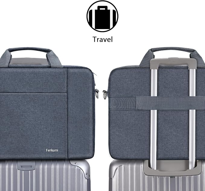 Ferkurn Laptop Bag Case for Women Men Computer Bag Compatible - Image 3