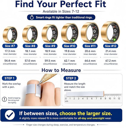 Smart Ring Health & Fitness Tracker - Image 2