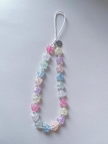 Drawwind Phone Charm Beaded Wristlet Strap Universal Cell Phone Lanyard Cute - Image 6