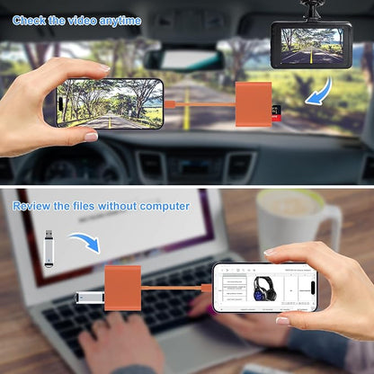 SD Card Reader, USB 3.0 Type C High Speed to SD/TF Card Adapter - Image 5