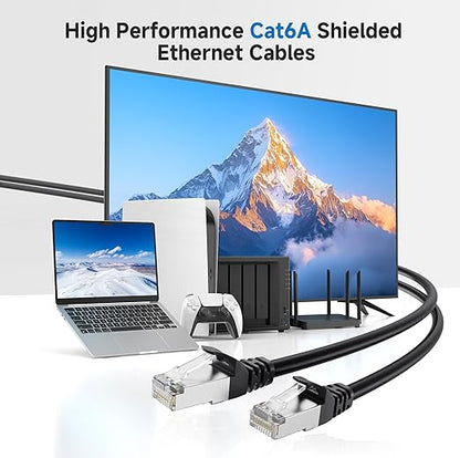 Cable Matters 10Gbps Snagless Long Shielded Cat 6A Ethernet Cable - 200ft - Image 2
