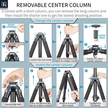 Carbon Fiber Tripod-INNOREL GT284C Professional Compact Tripod - Image 9