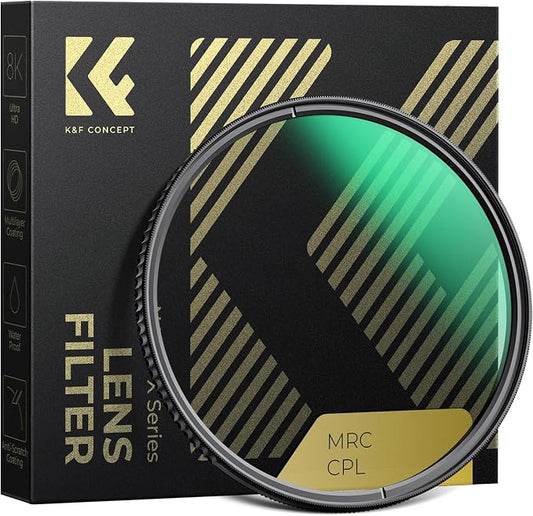 K&F Concept 82mm Circular Polarizers Filter Polarizing Filter 28 Multi-Layer by KFCONCEPT