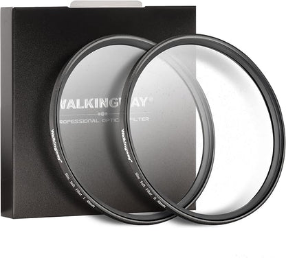 Walking Way 49mm White Mist Diffusion Filter Set, Soft Focus Dreamy Fog Effect by WalkingWay