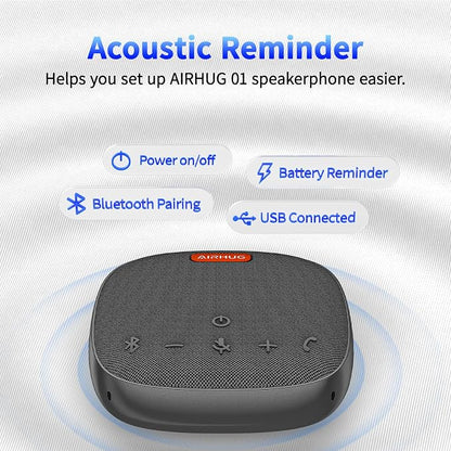 AIRHUG Conference Speaker and Microphone, Advanced Noise Reduction, USB-C Plug - Image 2