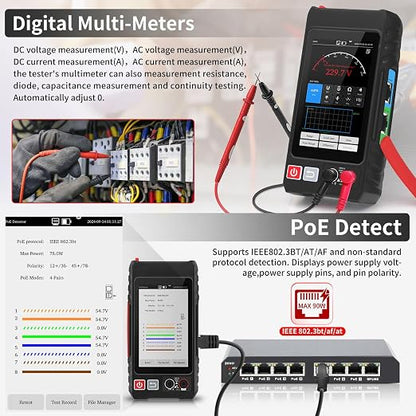 Multifunction RJ45 Network Caber Tester, UTP Cable Tester Ethernet Cable Tracer - Image 6
