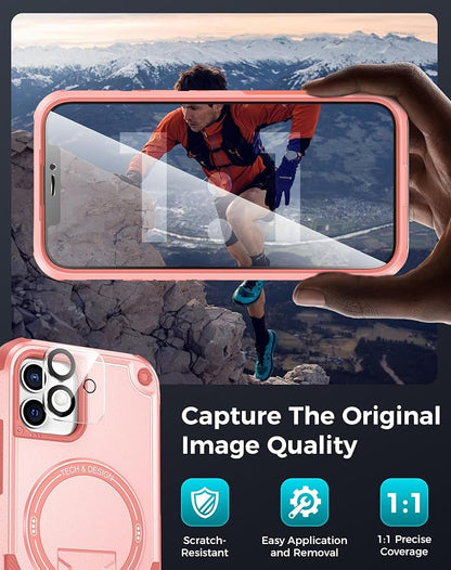 Goton for iPhone 12 Case with Privacy Tempered Glass Screen Protector & Camera - Image 7