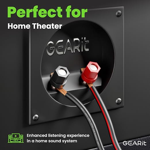 GEARit Speaker Wire 14 Gauge, Speaker Cable 100ft - Image 5