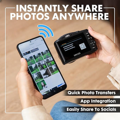 Minolta 64MP Digital Camera – 4K Ultra HD Video at 60FPS, 16x Digital Zoom - Image 6