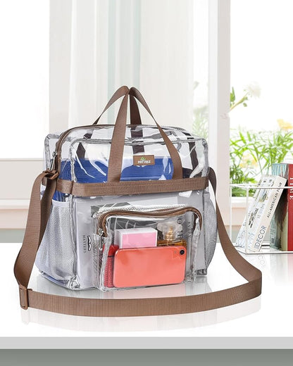 MAY TREE Clear Vinyl Tote Bag, Suitable - Image 6