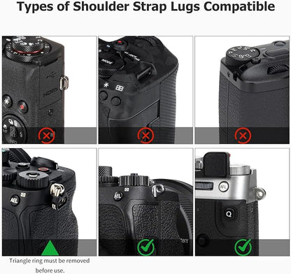 128cm Adjustable Vintage Braided Rope Camera Neck Shoulder Strap - Image 3