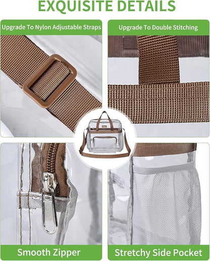MAY TREE Clear Vinyl Tote Bag, Suitable - Image 3