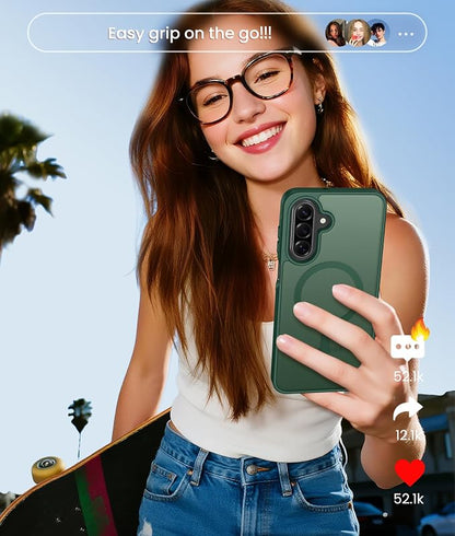 FNTCASE for Galaxy A17/A16 5G Phone Case: for Samsung A17 Cases Matte - Image 8