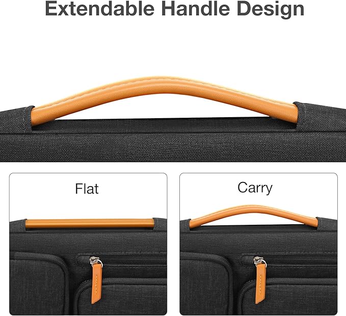 MOSISO 360 Protective Laptop Case 17.3 inch, 17-17.3 inch Laptop Sleeve - Image 5