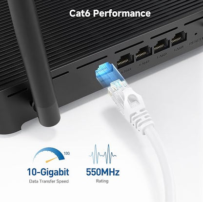 Cable Matters 10Gbps Snagless Cat 6 Ethernet Cable - 40ft - Image 3