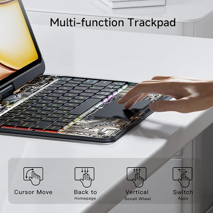 Keyboard Case for 12.9 inch iPad Pro 6/5/4/3rd Gen & 13 inch iPad Air Wireless - Image 4