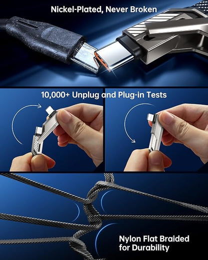 SHEZI 4-in-1 USB C Cable 3FT Compatible - Image 6