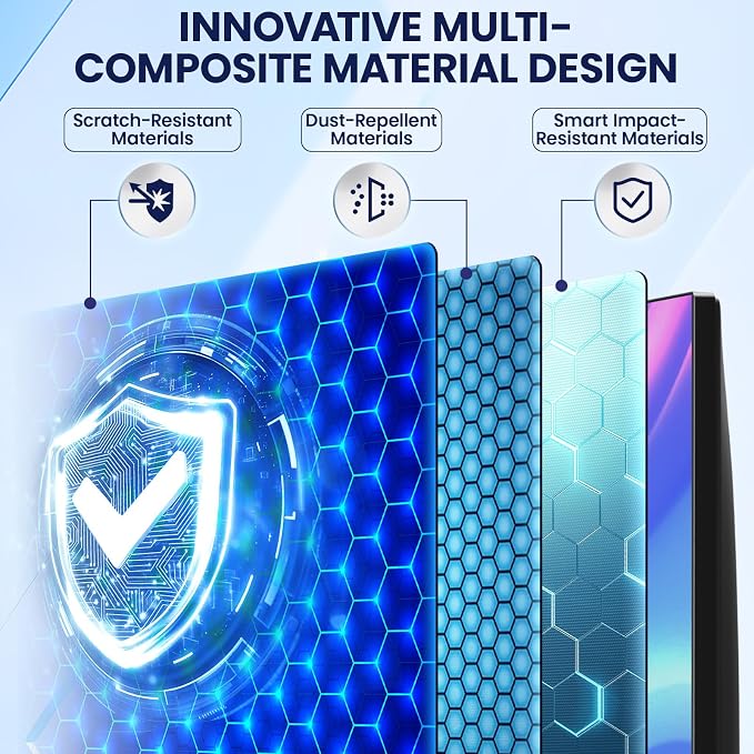 Magnetic Privacy Screen for Frameless Computer Monitor 27 Inch 16:9 Aspect Ratio - Image 3
