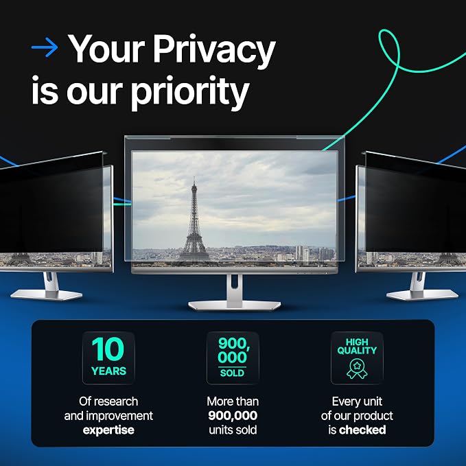 Acrylic 24 Inch Computer Privacy Screen Filter - Image 9