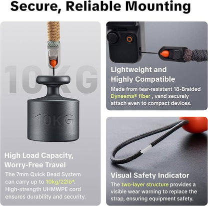 PGYTECH Camera Strap for DJI Osmo Pocket 4/3/Xtra Muse, 2-in-1 Shoulder/Wrist - Image 5