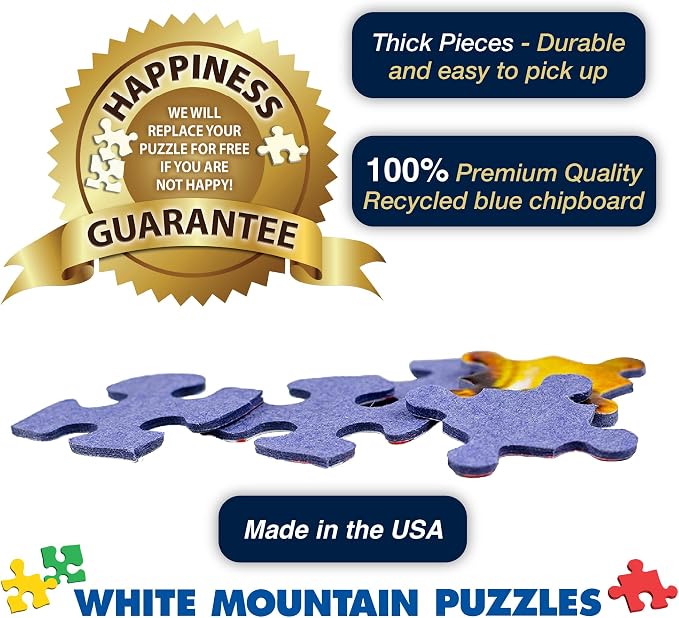 White Mountain Country Breakfast Puzzle 1000 Piece Vintage Jigsaw Puzzle - Image 6