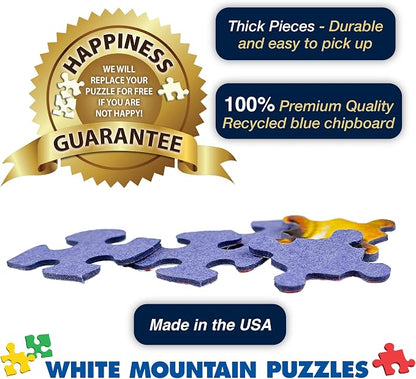 White Mountain Country Breakfast Puzzle 1000 Piece Vintage Jigsaw Puzzle - Image 6