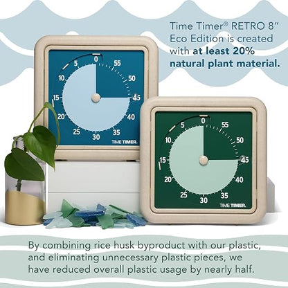 Time Timer® Retro 8 inch Eco Edition Visual Timer - Image 4