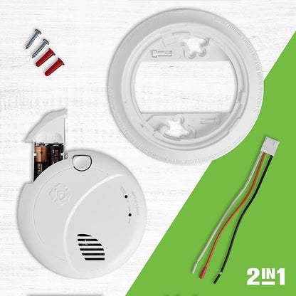 First Alert SMCO100V-AC, Interconnect Hardwire Combination Smoke & Carbon - Image 3
