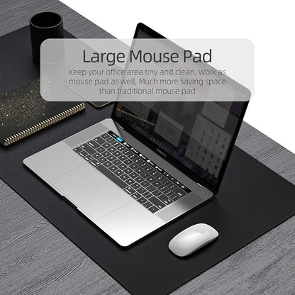 YSAGi Desk Mat, Desk Pad, Waterproof Desk Pad, 35.4" x 17" Laptop Leather Desk - Image 4