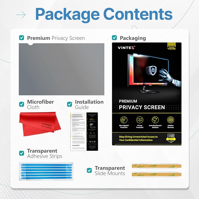 VINTEZ 22 Inch 16:10 Privacy Screen - Image 9