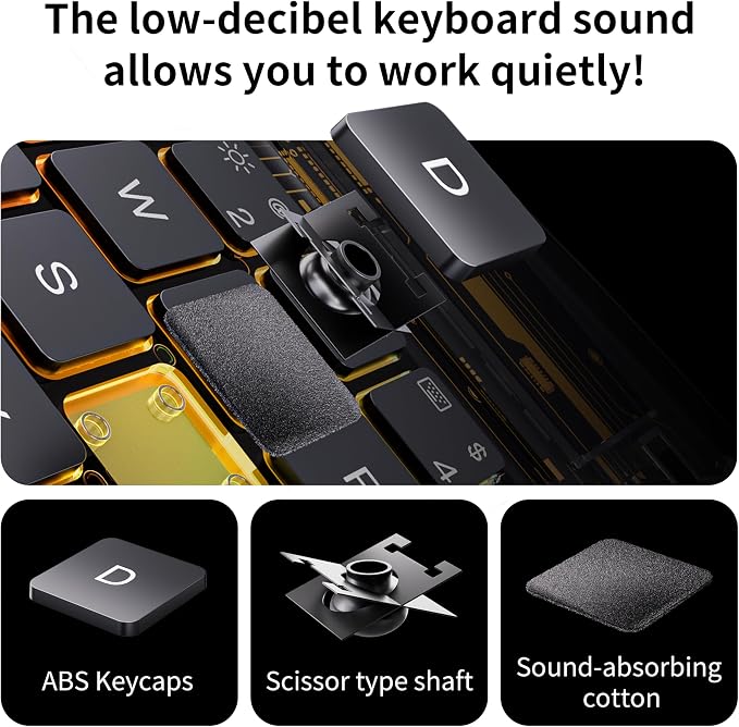 Keyboard Case for iPad 11 inch Pro 4/3/2/1st Gen & 11’’ iPad Air 2025 M3 - Image 7
