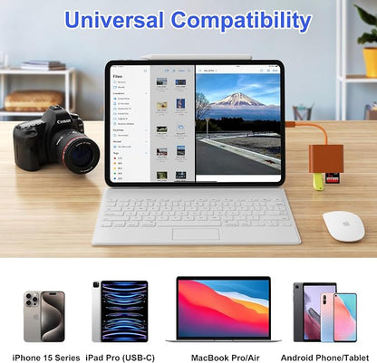 SD Card Reader, USB 3.0 Type C High Speed to SD/TF Card Adapter - Image 4