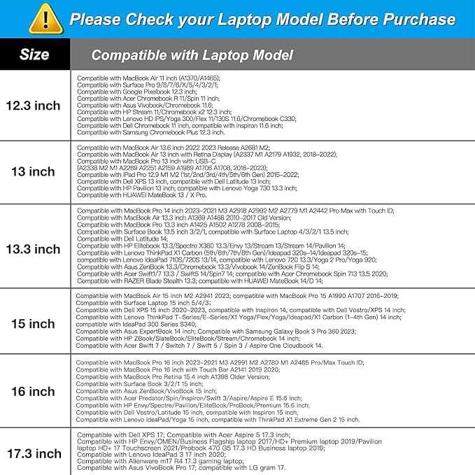 MOSISO Laptop Case 13.3 inch, 13-13.3 inch Laptop Sleeve Bag Compatible - Image 6