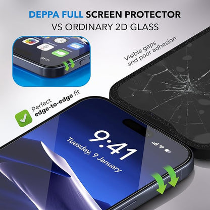 Deppa |2 Pack| for iPhone 16 Pro Max Anti-Blue Light Screen Protector '| - Image 5