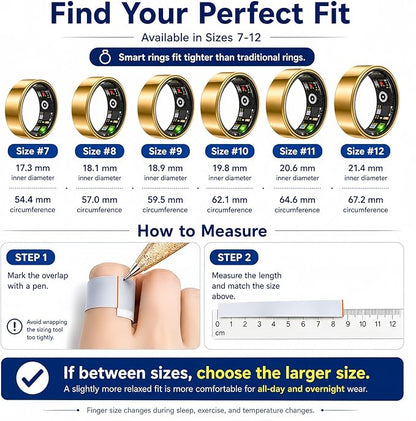 Smart Ring Health & Fitness Tracker - Image 2