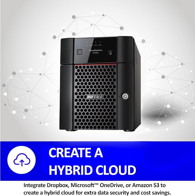 BUFFALO TeraStation 3430DN 4-Bay 4TB Desktop Small-Med Business NAS w/Hard - Image 6