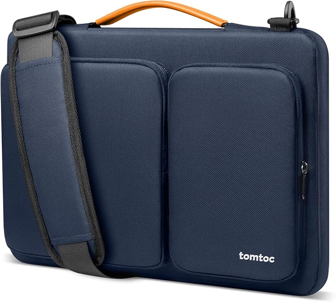tomtoc Laptop Shoulder Bag for 14 Inch MacBook Pro M4/M3/M2/M1 Pro/Max 2024-2021 by tomtoc