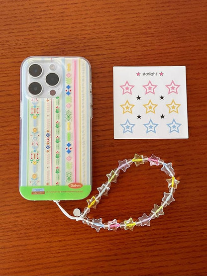 Drawwind Phone Charm Beaded Wristlet Strap Universal Cell Phone Lanyard Cute - Image 6