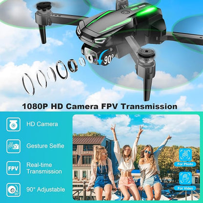Drone with Camera, 1080P HD FPV Foldable Drone - Image 2