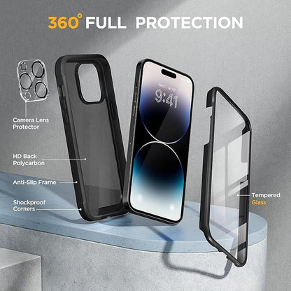 Miracase Glass Series Designed for iPhone 14 Pro Case 6.1 Inch, Upgrade - Image 2