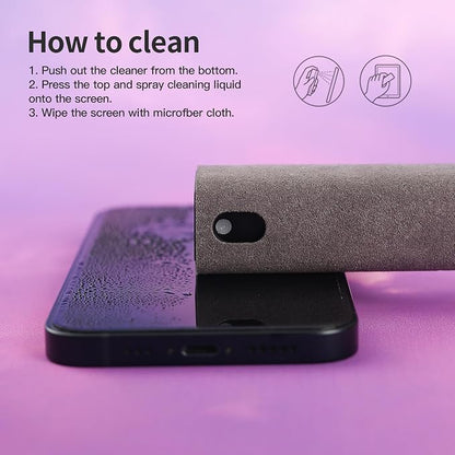 CUIUD Screen Cleaner Kit 3 Pcs, Two in One Screen Cleaner Spray and Wipe - Image 5