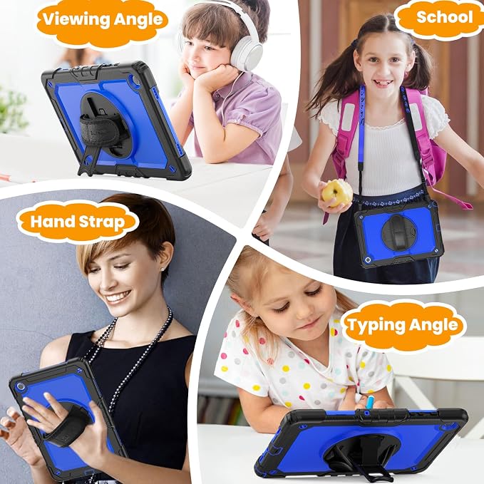 SEYMAC stock Case for Samsung Galaxy Tab A8 10.5'', Full-Body Drop Protection - Image 5
