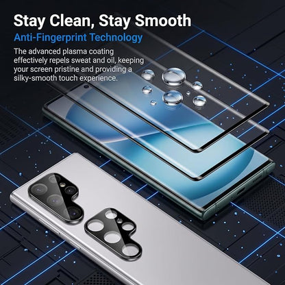 2 Pack Galaxy S23 Ultra Screen Protector, HD Clear Tempered Glass, 2 Pack - Image 6